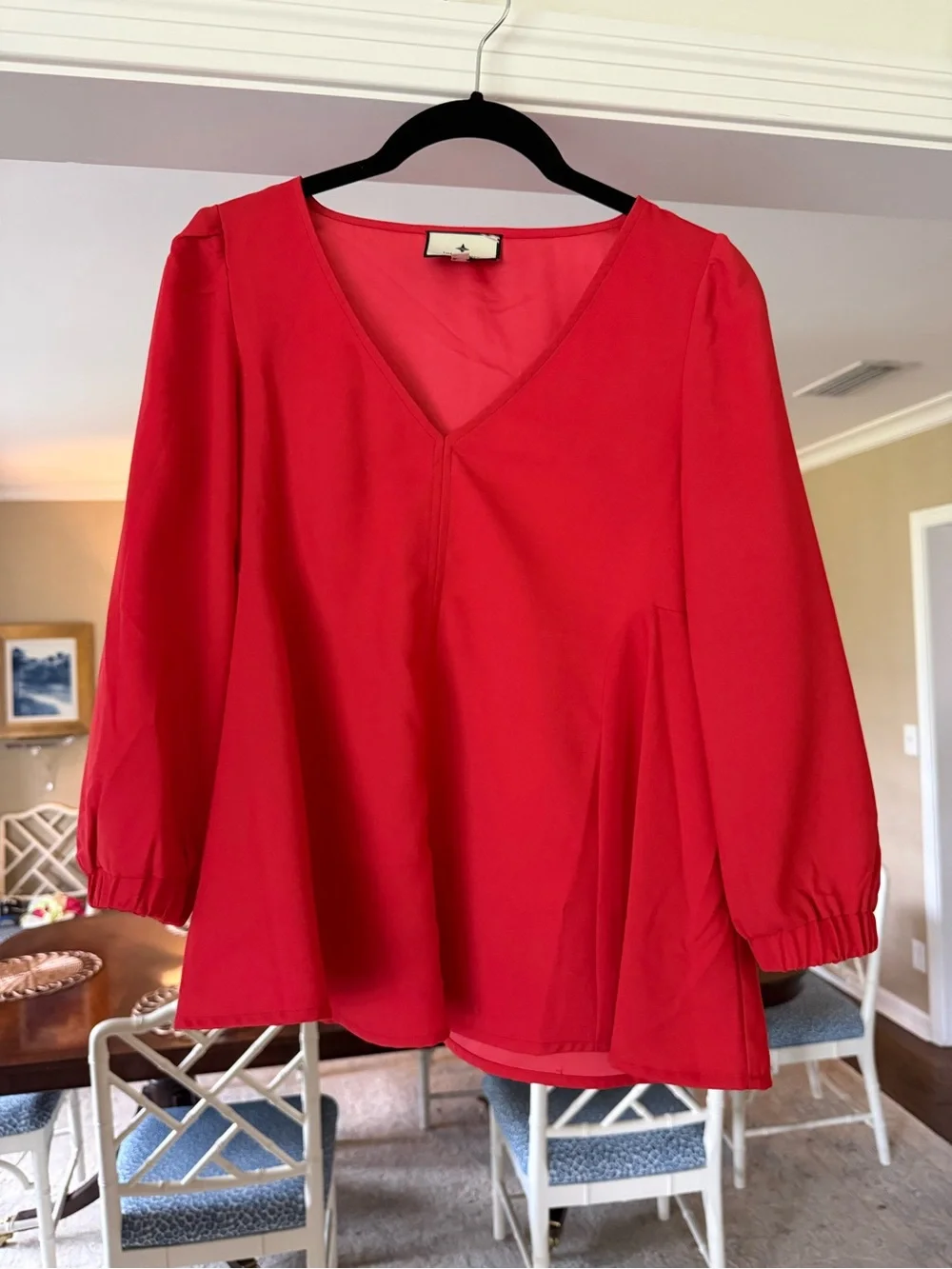 Tuckernuck Poppy Red Hollis Top